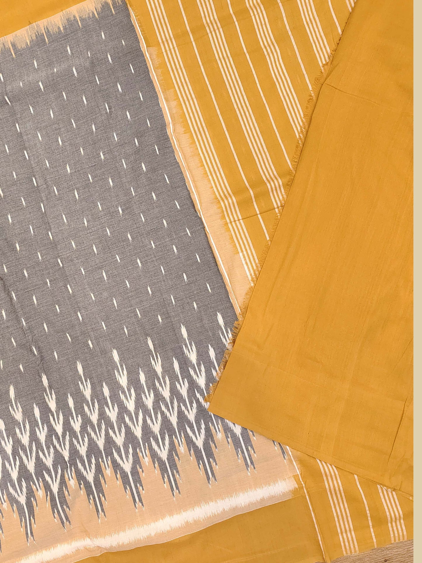 Cotton Ikat Saree