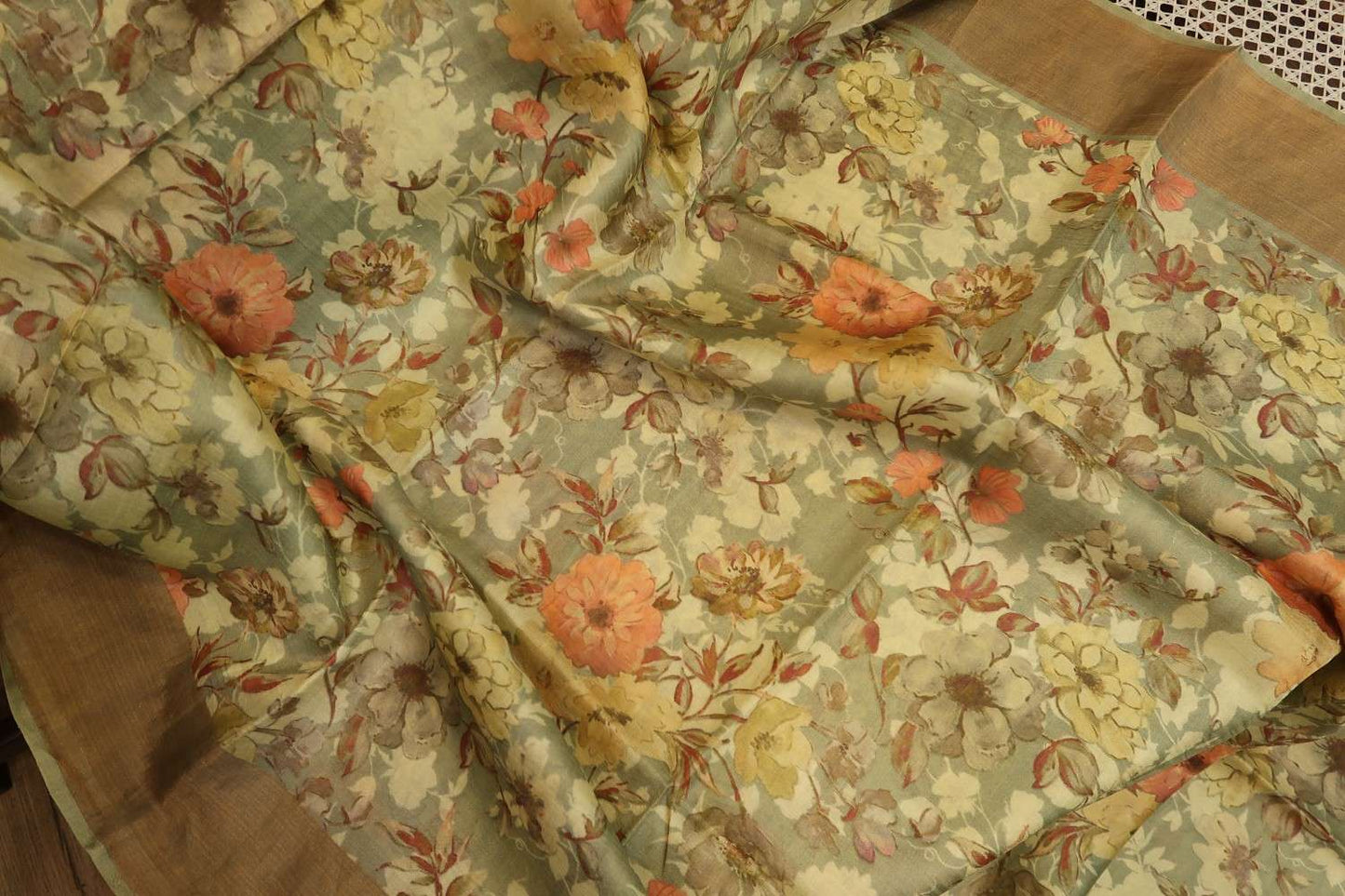 Pure Tussar Print