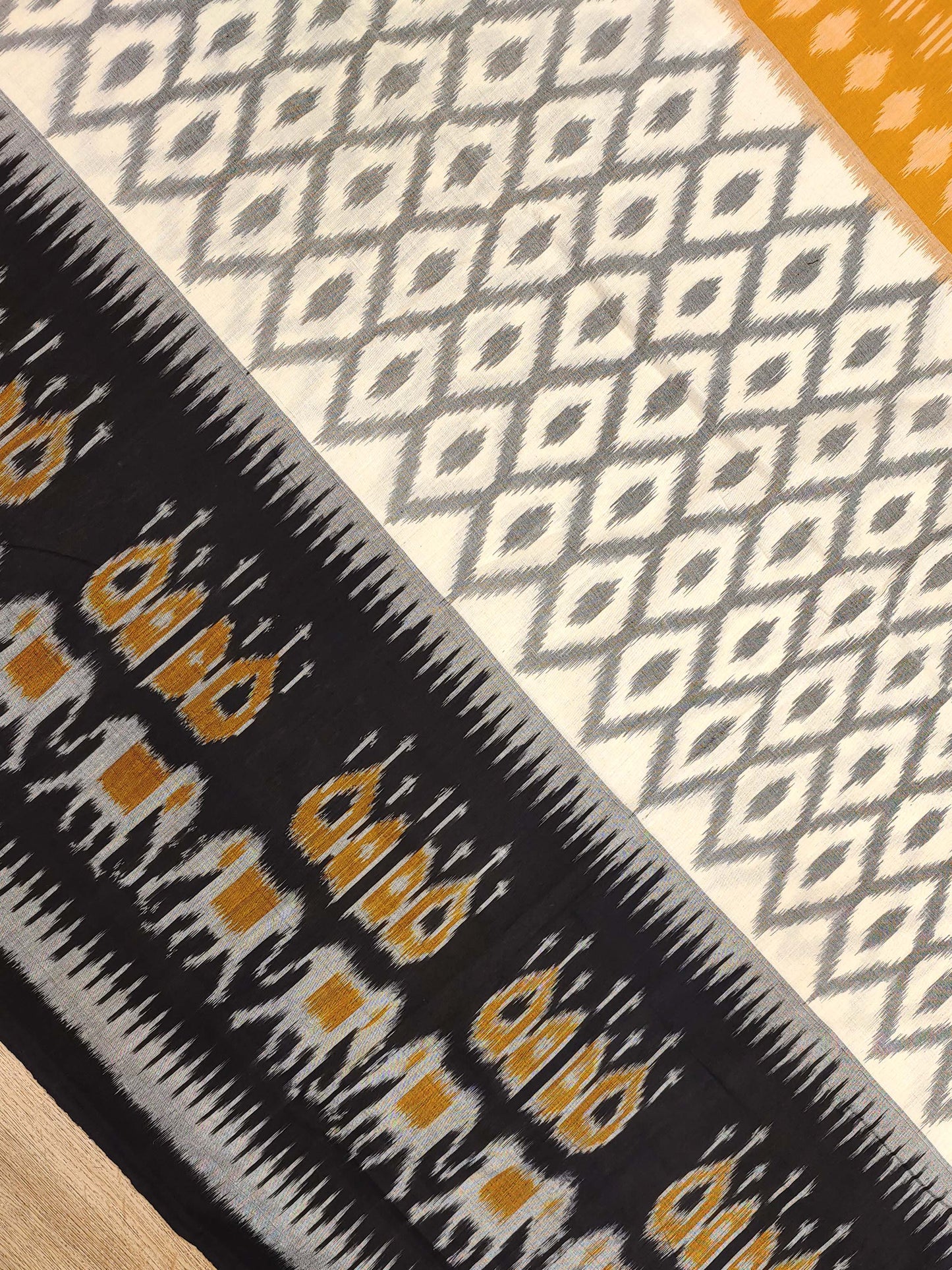 Cotton Ikat Saree