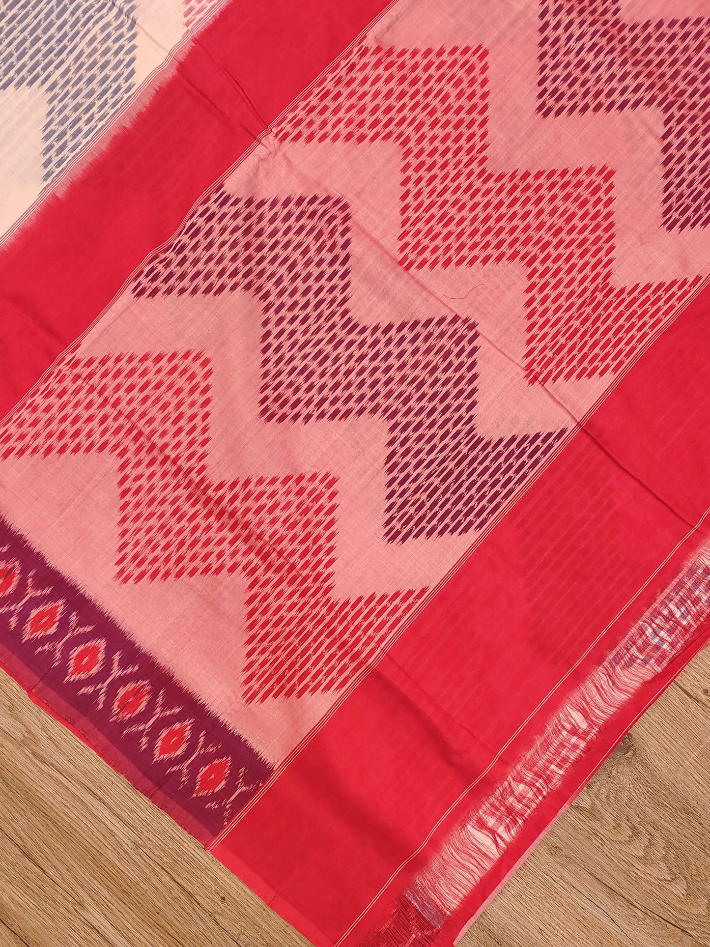 Cotton Ikat Saree
