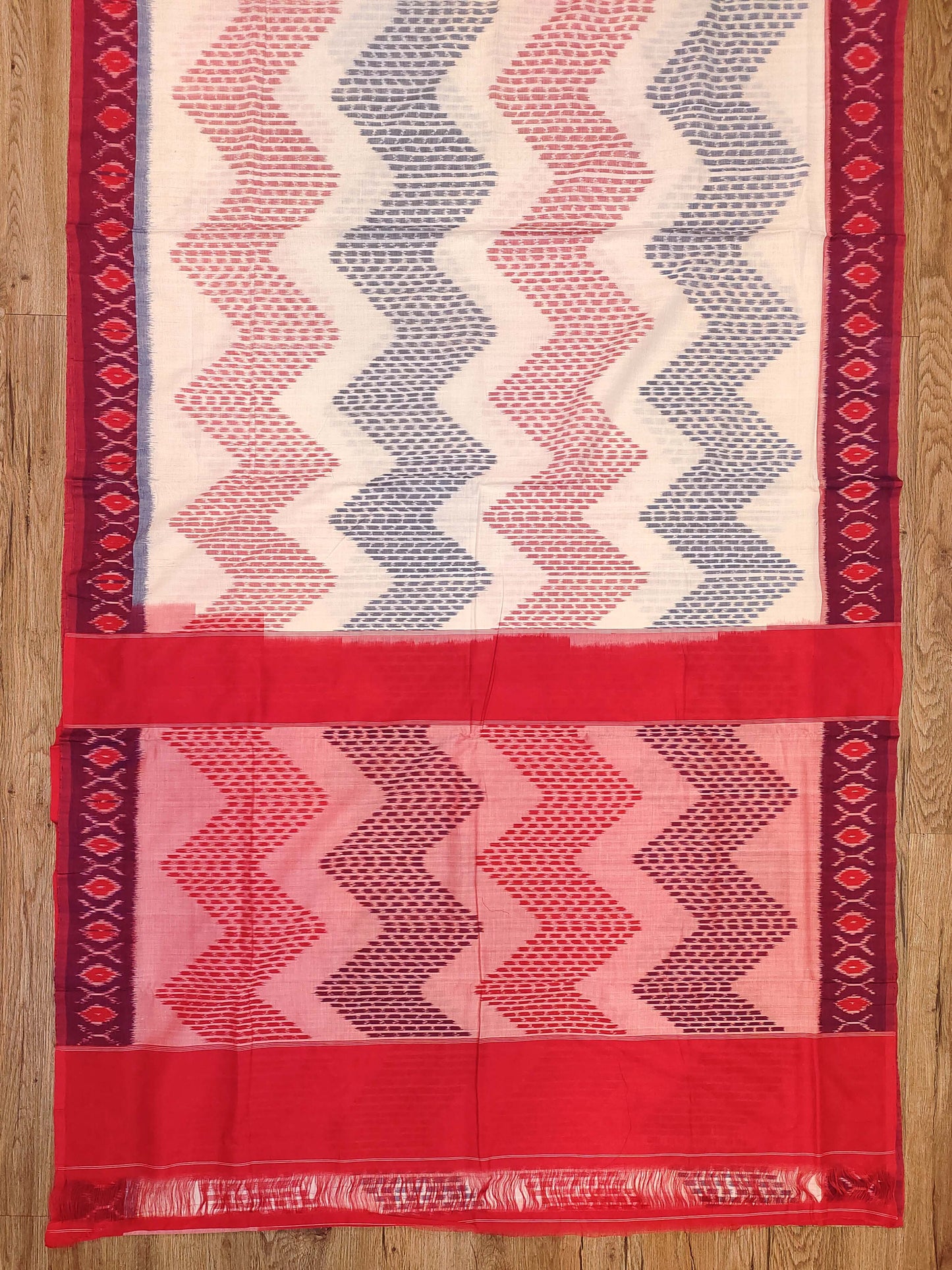Cotton Ikat Saree