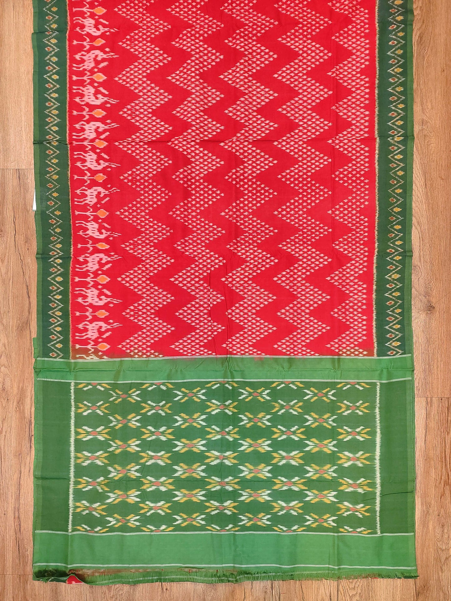 Cotton Ikat Saree