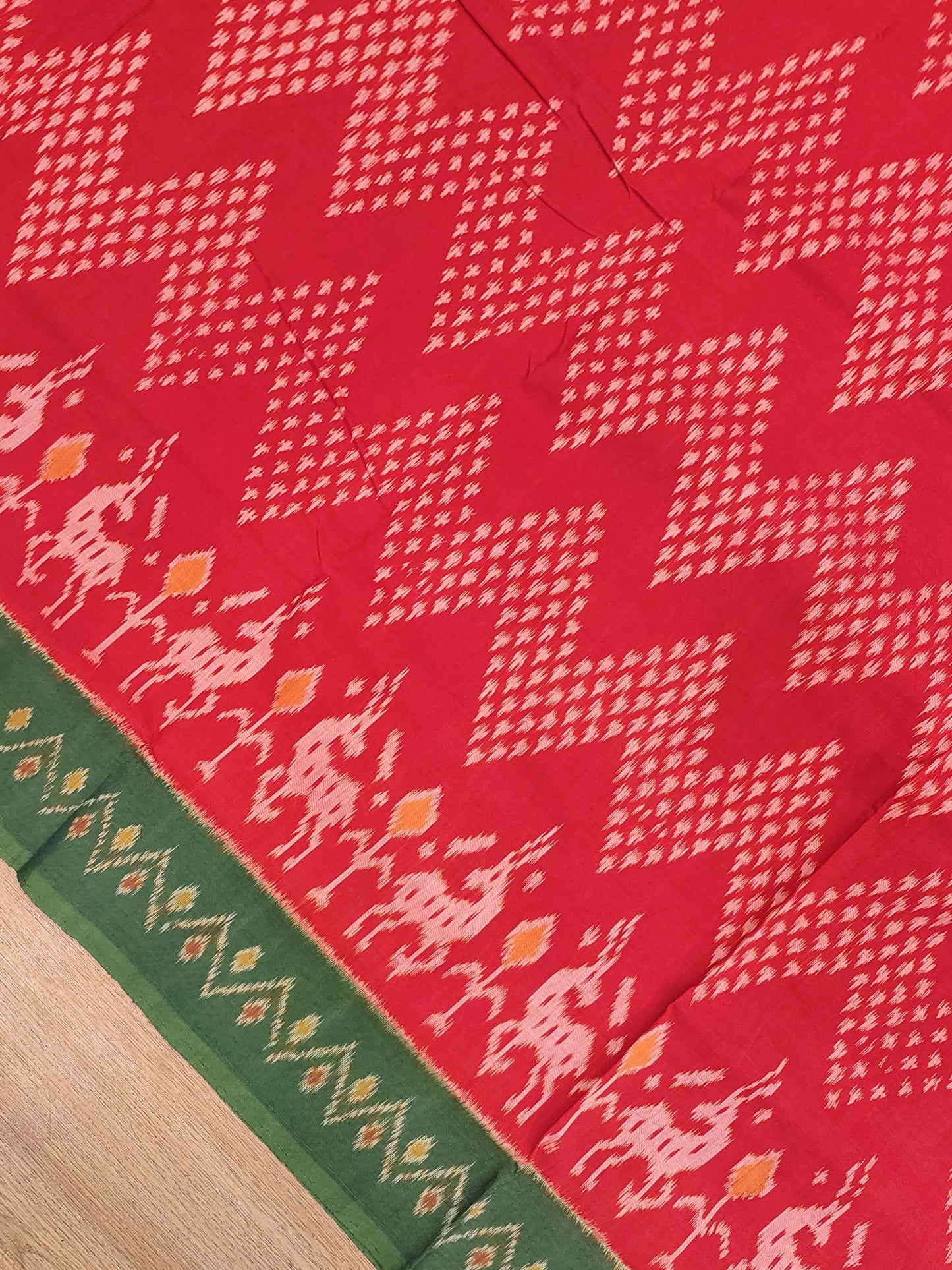 Cotton Ikat Saree