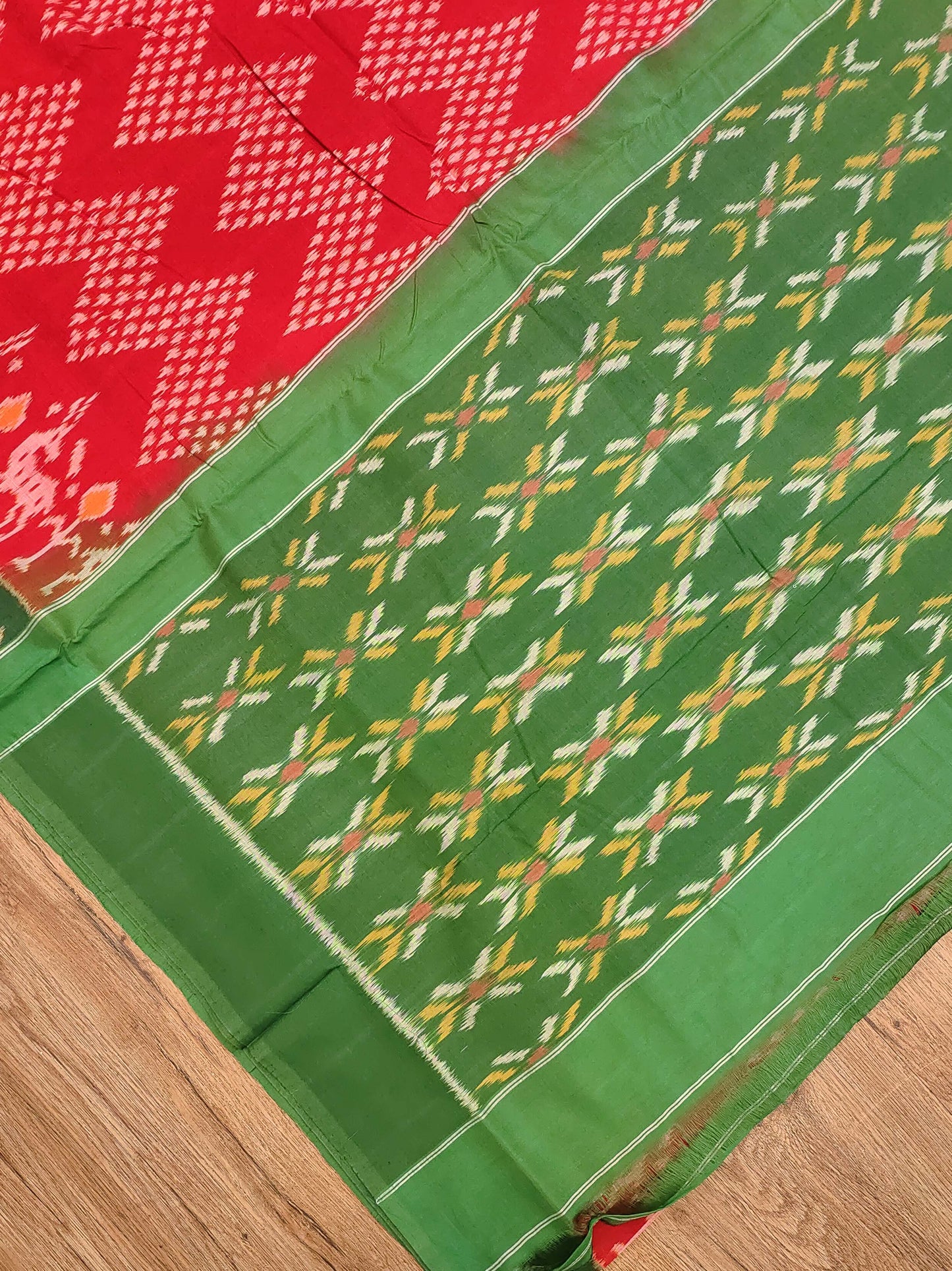 Cotton Ikat Saree
