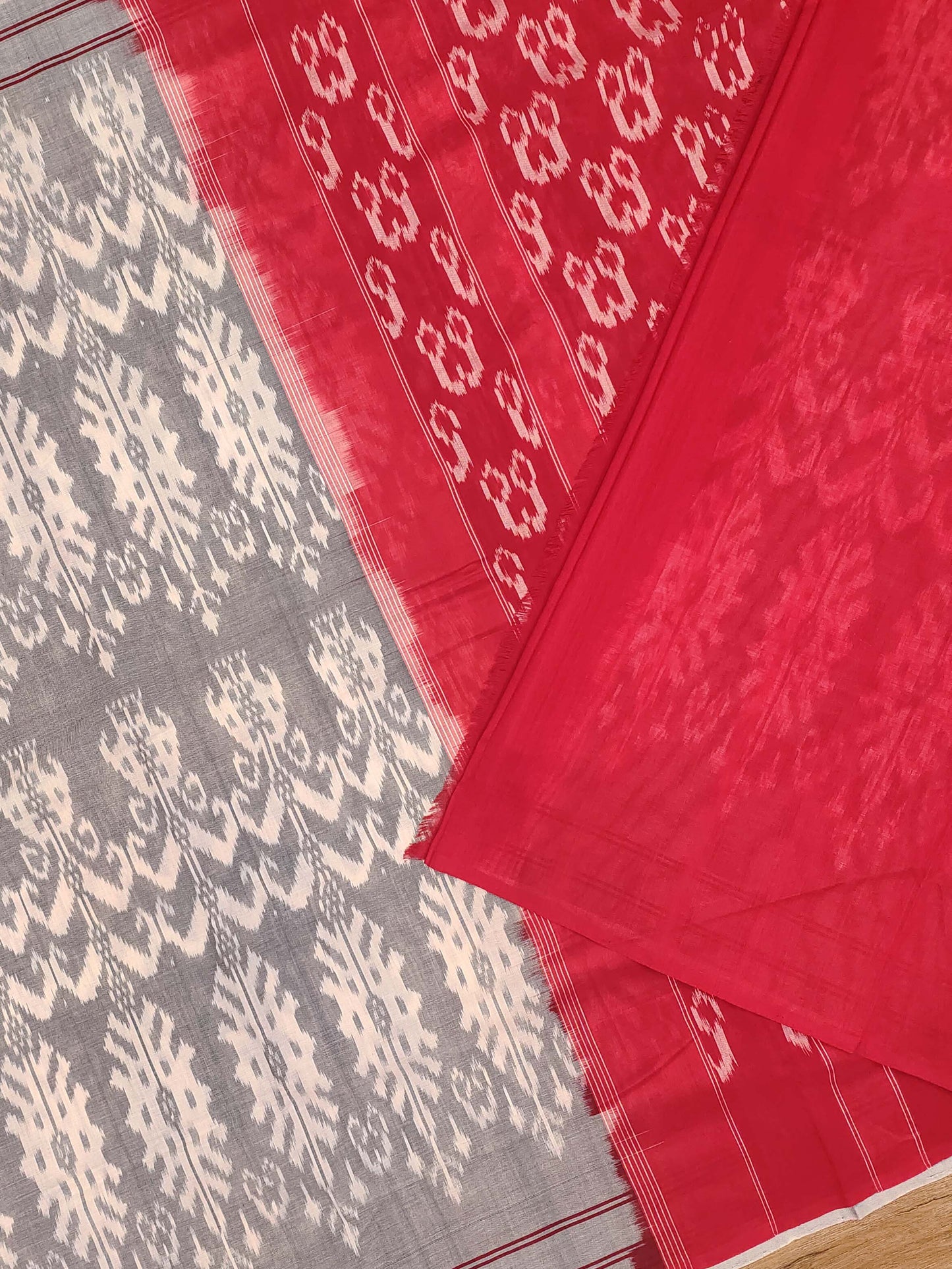 Cotton Ikat Saree