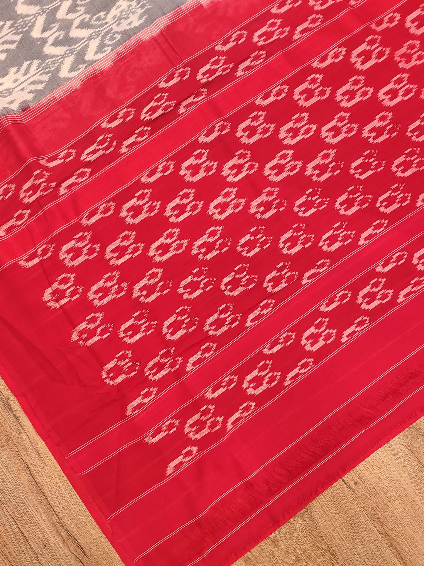 Cotton Ikat Saree