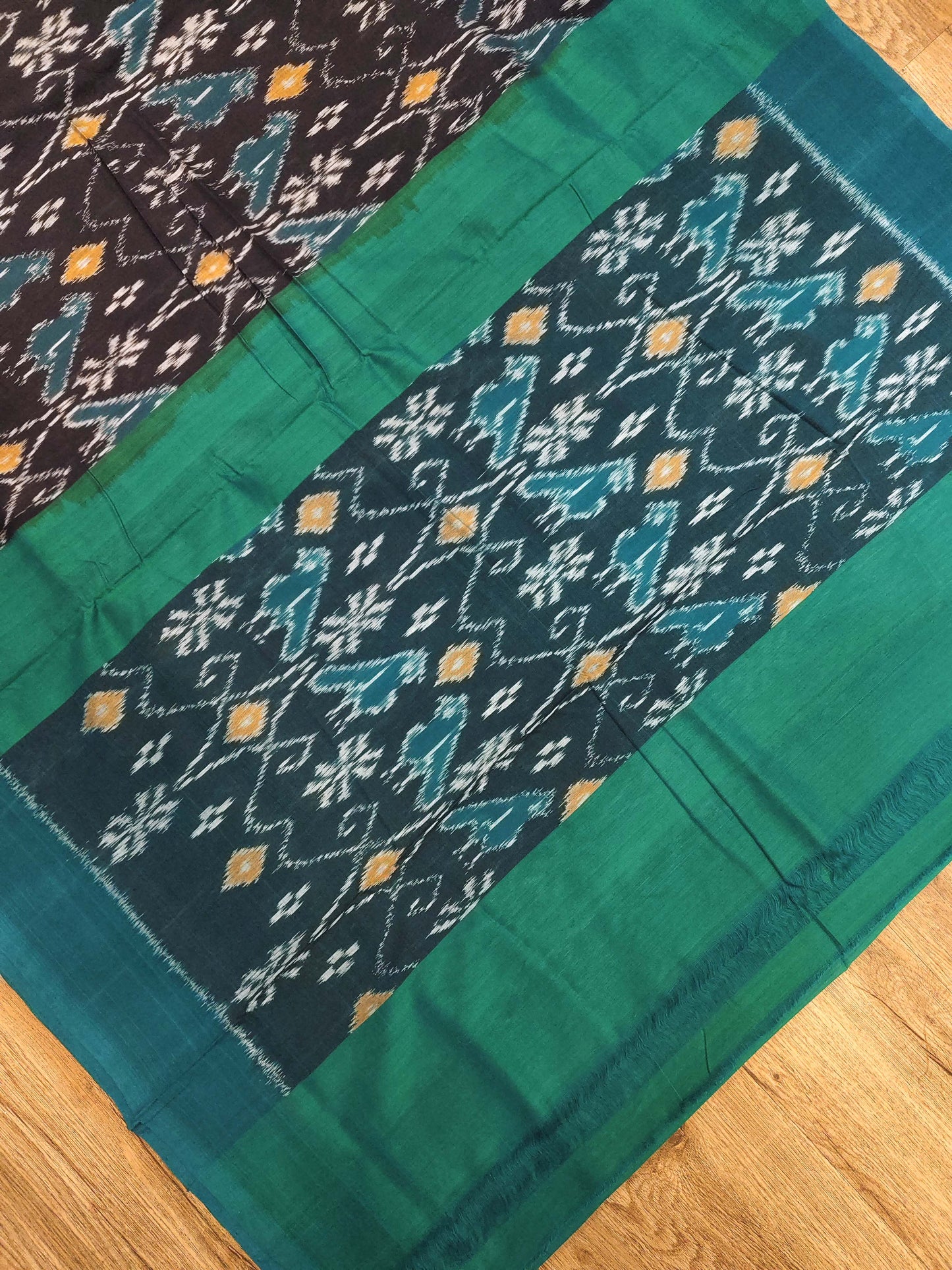 Cotton Ikat Saree