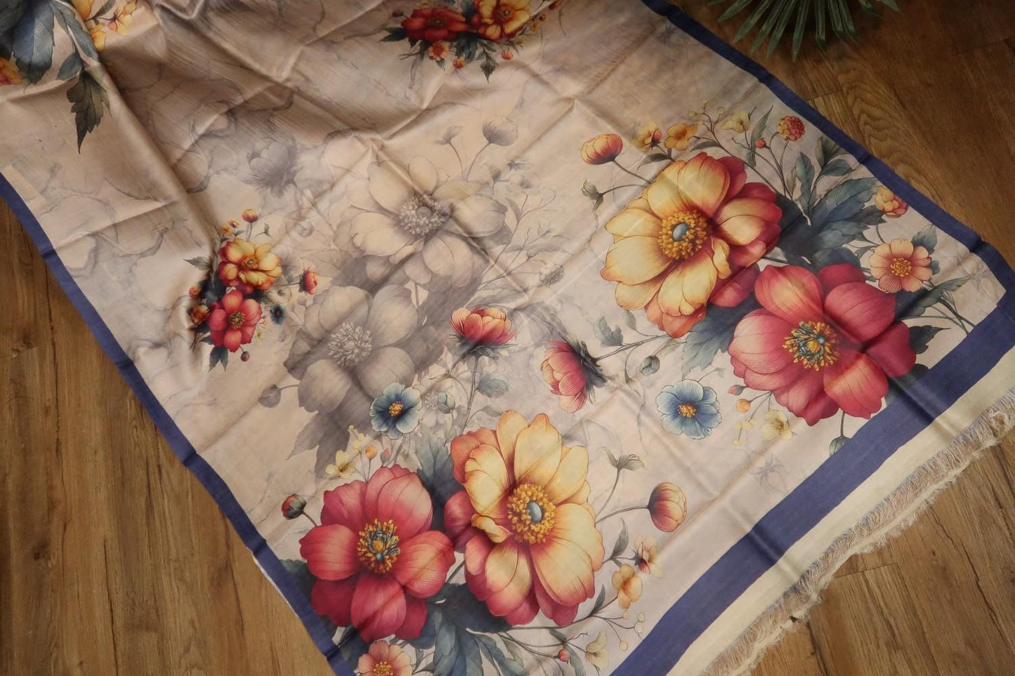 Pure Tussar Print