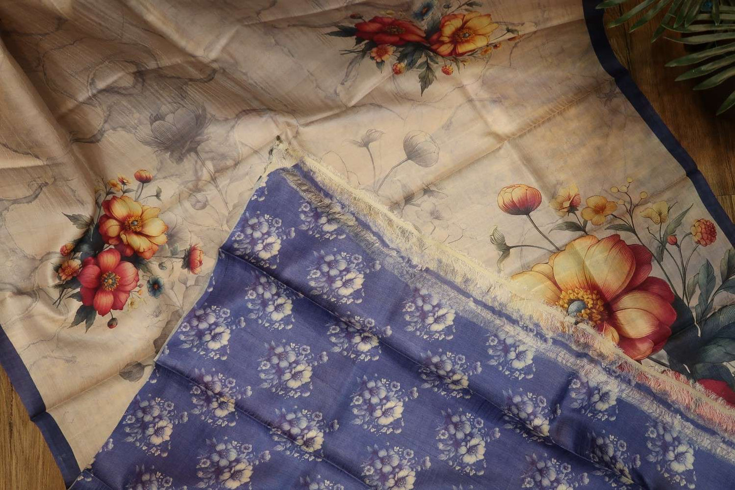 Pure Tussar Print