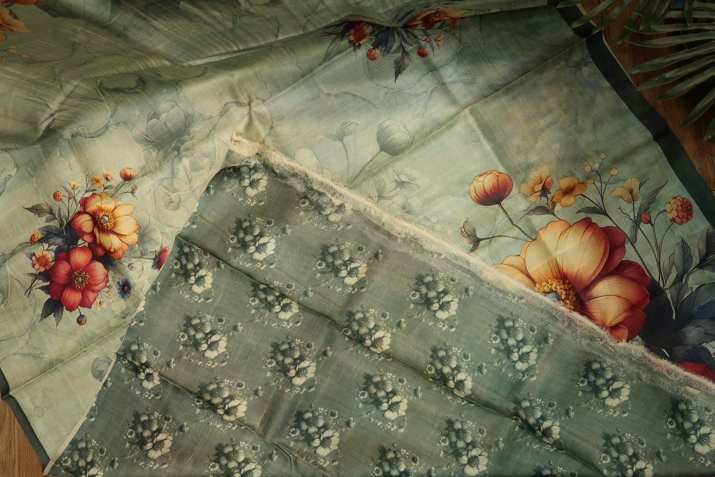 Pure Tussar Print