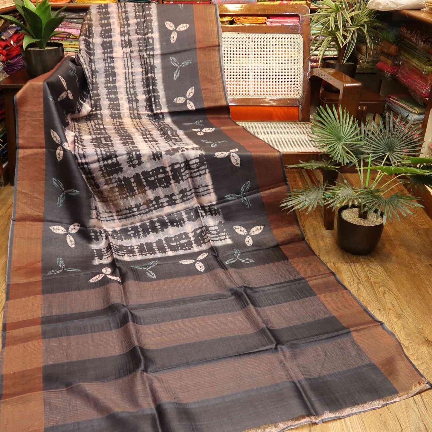 Pure Tussar Print