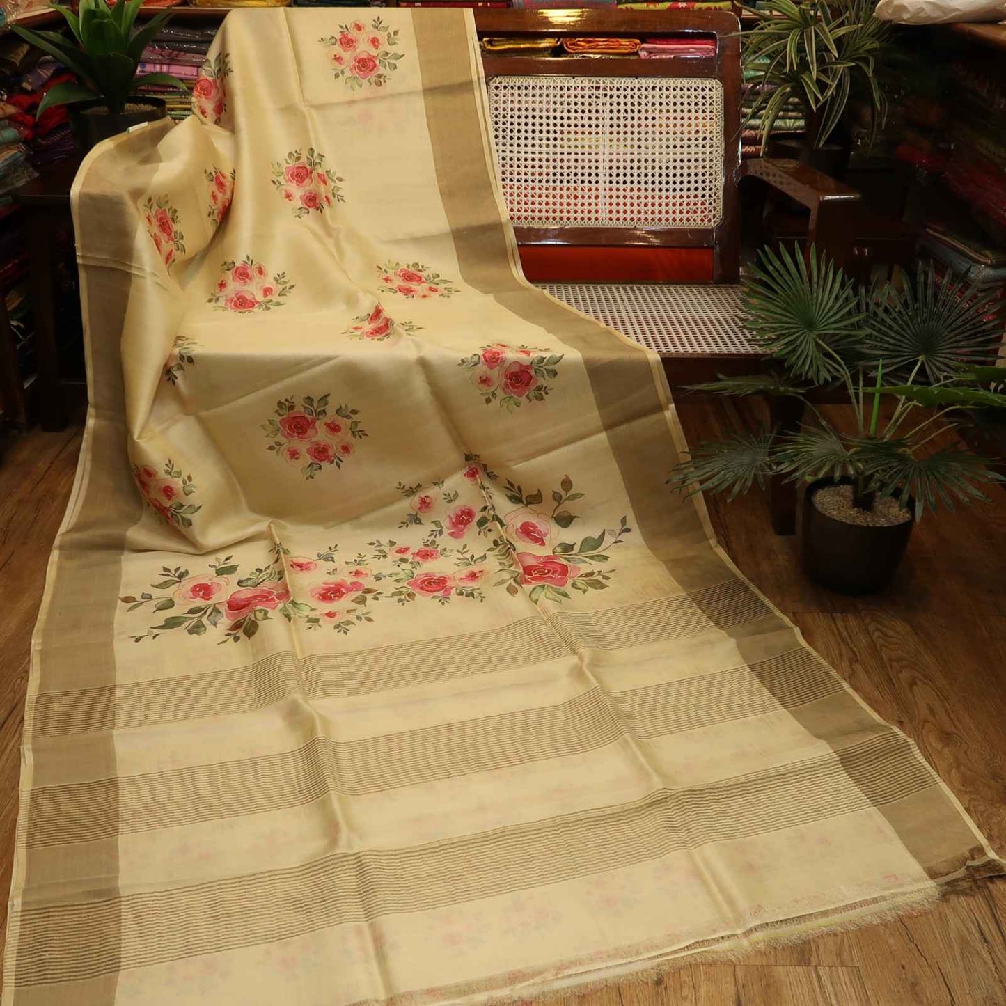 Pure Tussar Print