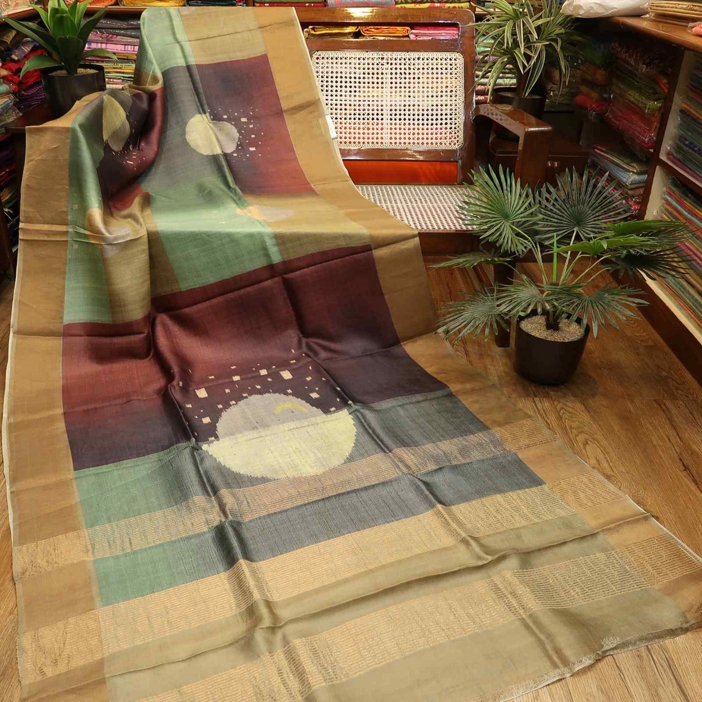 Pure Tussar Print
