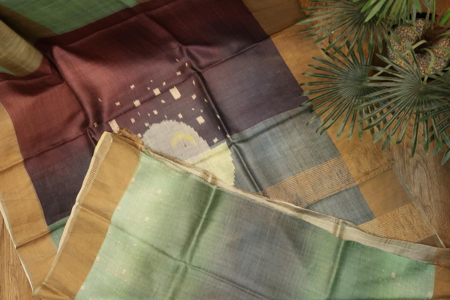 Pure Tussar Print