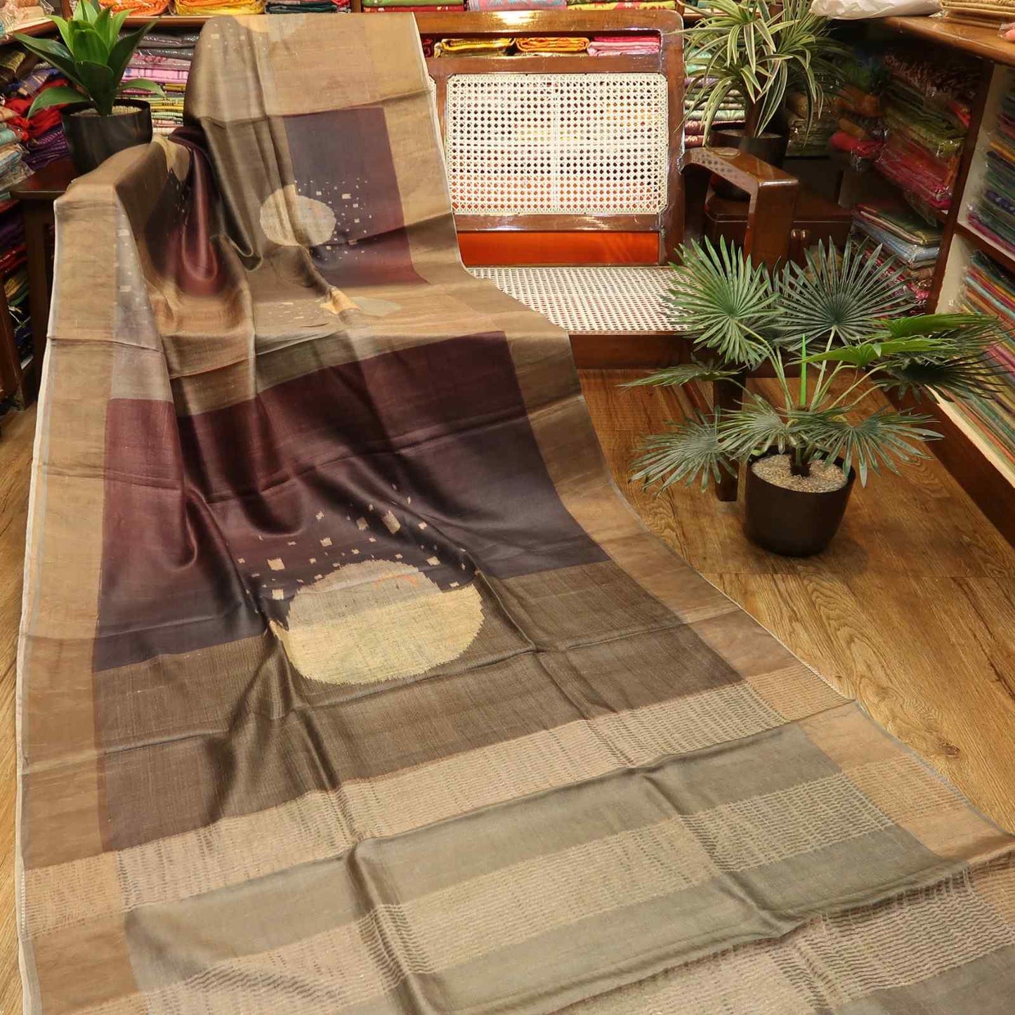 Pure Tussar Print