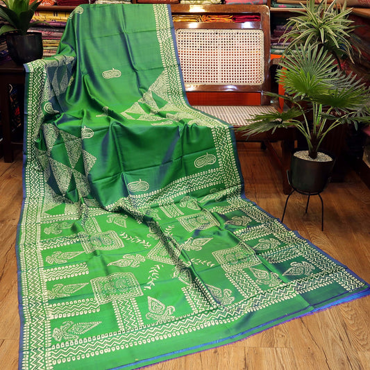 Bishnupuri Silk Saree