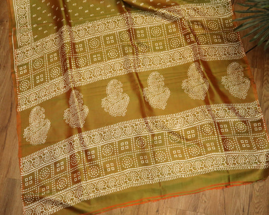 Bishnupuri Silk Saree
