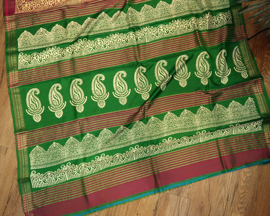 Bishnupuri Silk Saree