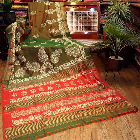 Bishnupuri Silk Saree