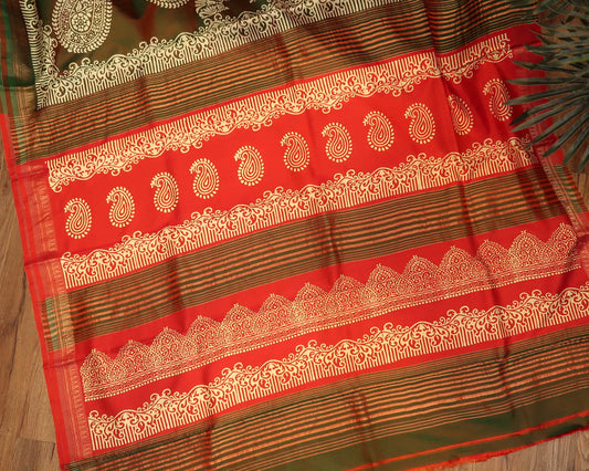 Bishnupuri Silk Saree